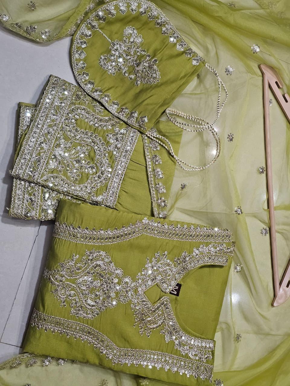 NEW ARIVELLS FESTIVAL HEVAY PURE ROMAN SILK 3 PIECE SET WITH POTALI BAG