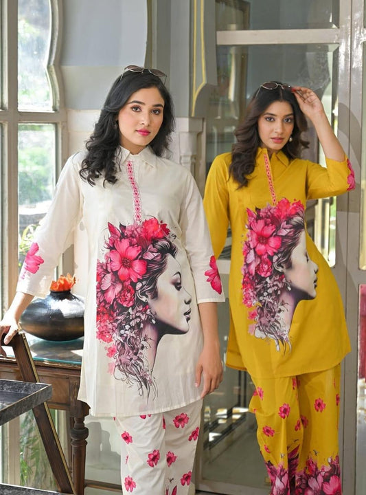 Bagrubazzar Digital Print Co-ord Set (BBCD05)