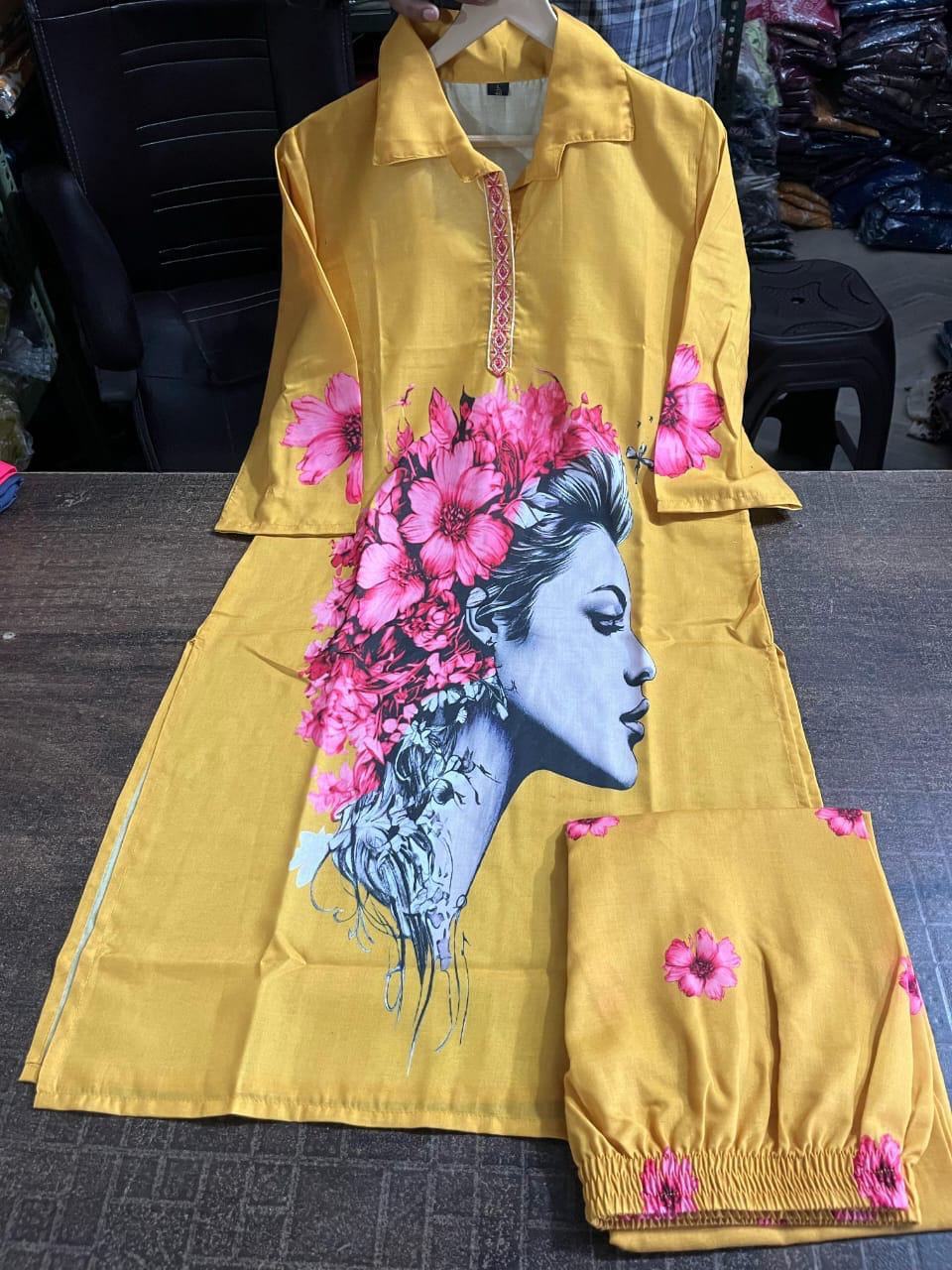 Bagrubazzar Digital Print Co-ord Set (BBCD06)