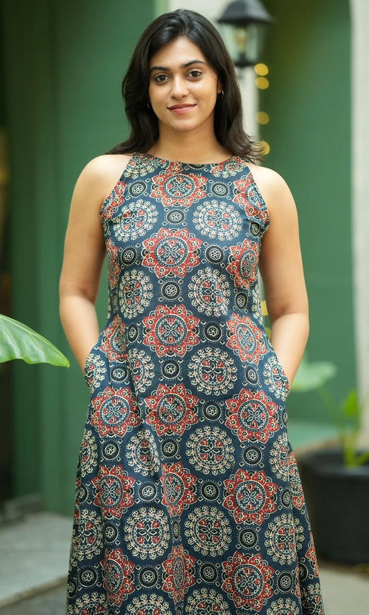 Bagrubazzar Traditional Printed Kurti with Palazzo Set – Wear for Women