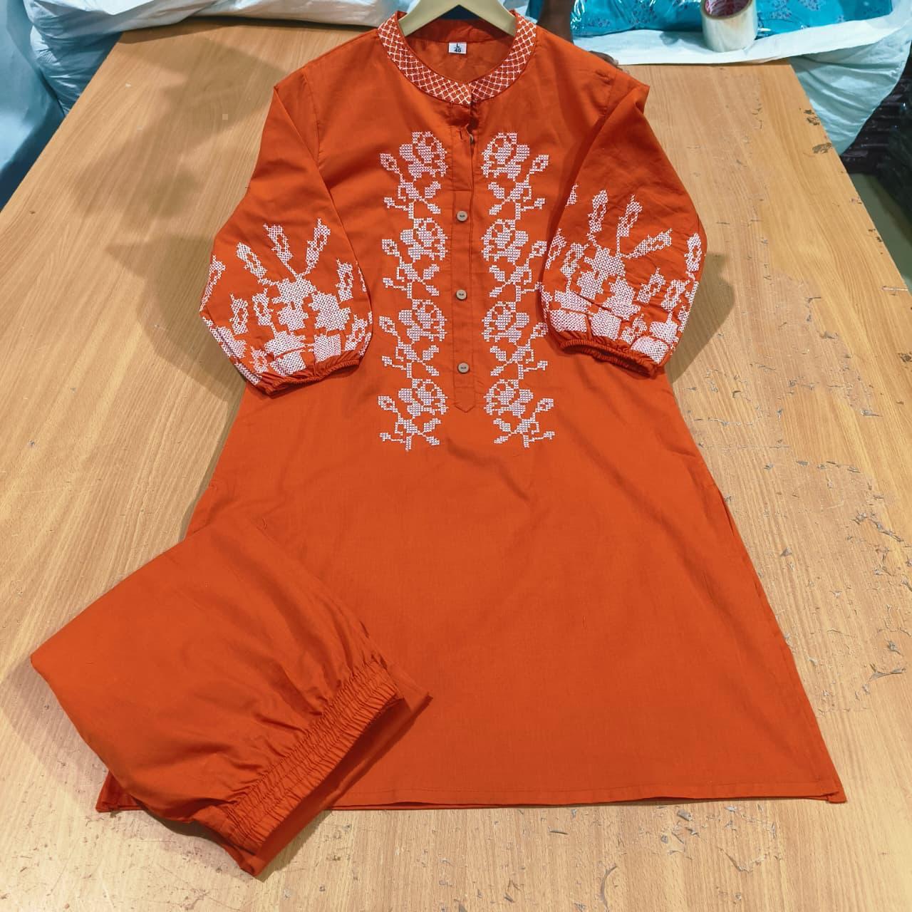 Bagrubazzar New Embroidered Co-ord Set (BBCD01)