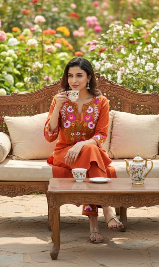 New Bagrubazzar Premium Embroidered Kurta Set for Women