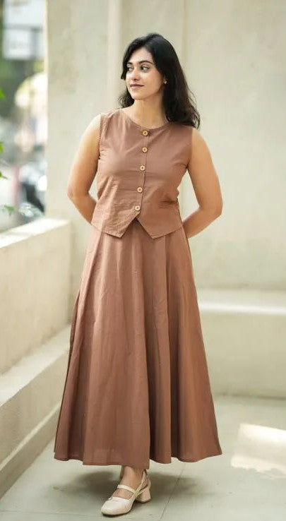 New Bagrubazzar Exclusive Top & Skirt Co-Ord Set for Women