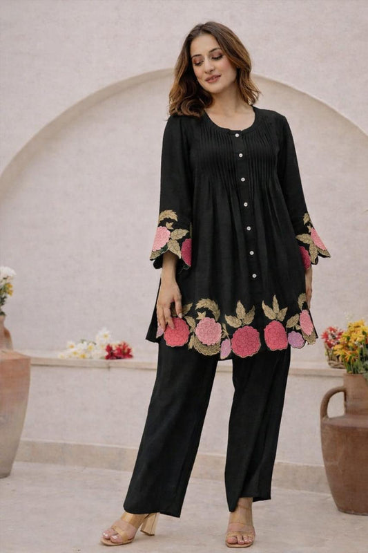Elegant Women’s Cotton 60×60 Co-ord Set – Soft, Breathable & Stylish Workwear Cord Set