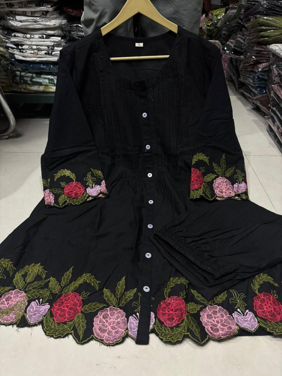 Elegant Women’s Cotton 60×60 Co-ord Set – Soft, Breathable & Stylish Workwear Cord Set