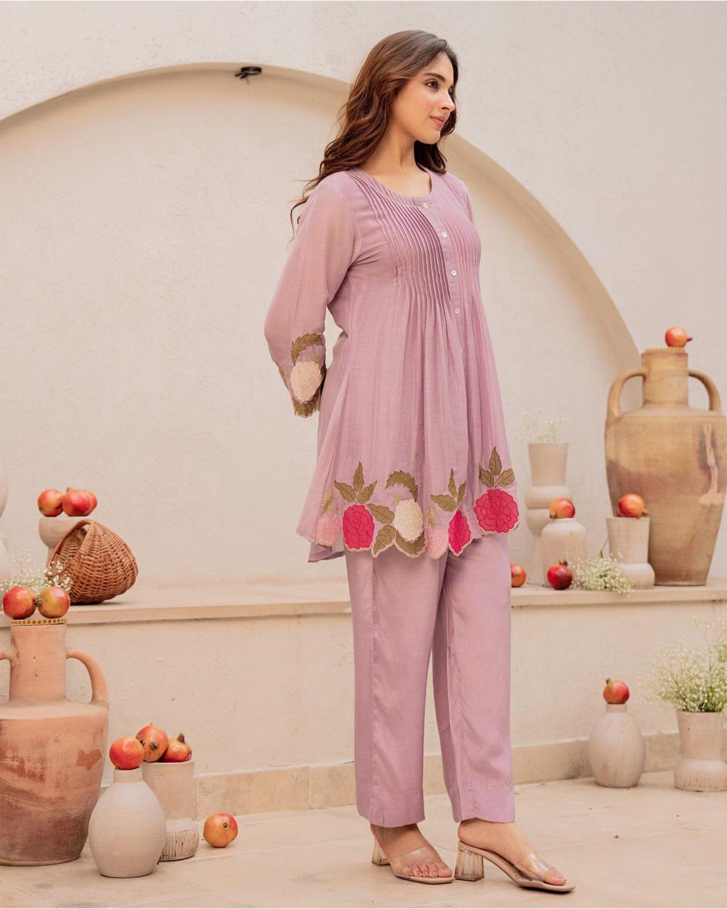 Trendy Women’s Cotton Co-ord Set 60×60 – Stylish Workwear Cord Set in Beautiful Colours
