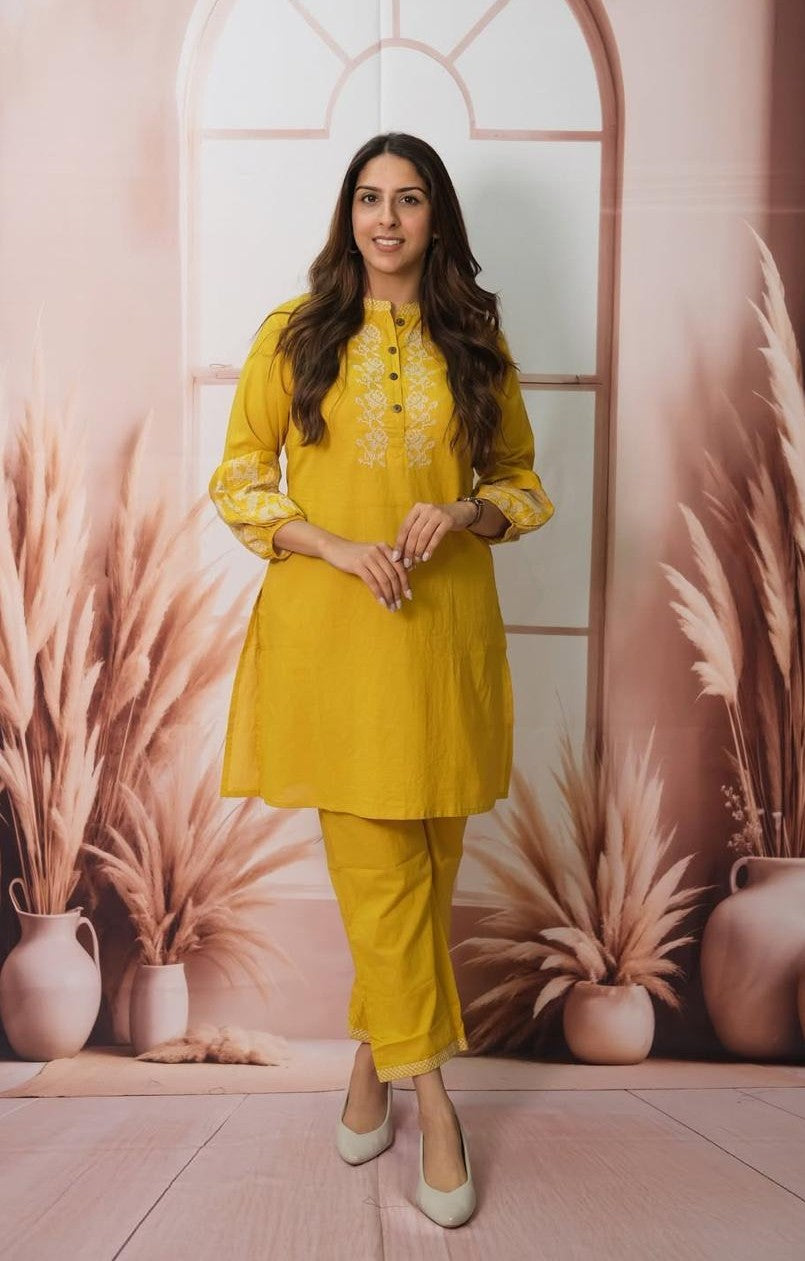 Bagrubazzar New Embroidered Co-ord Set (BBCD02)