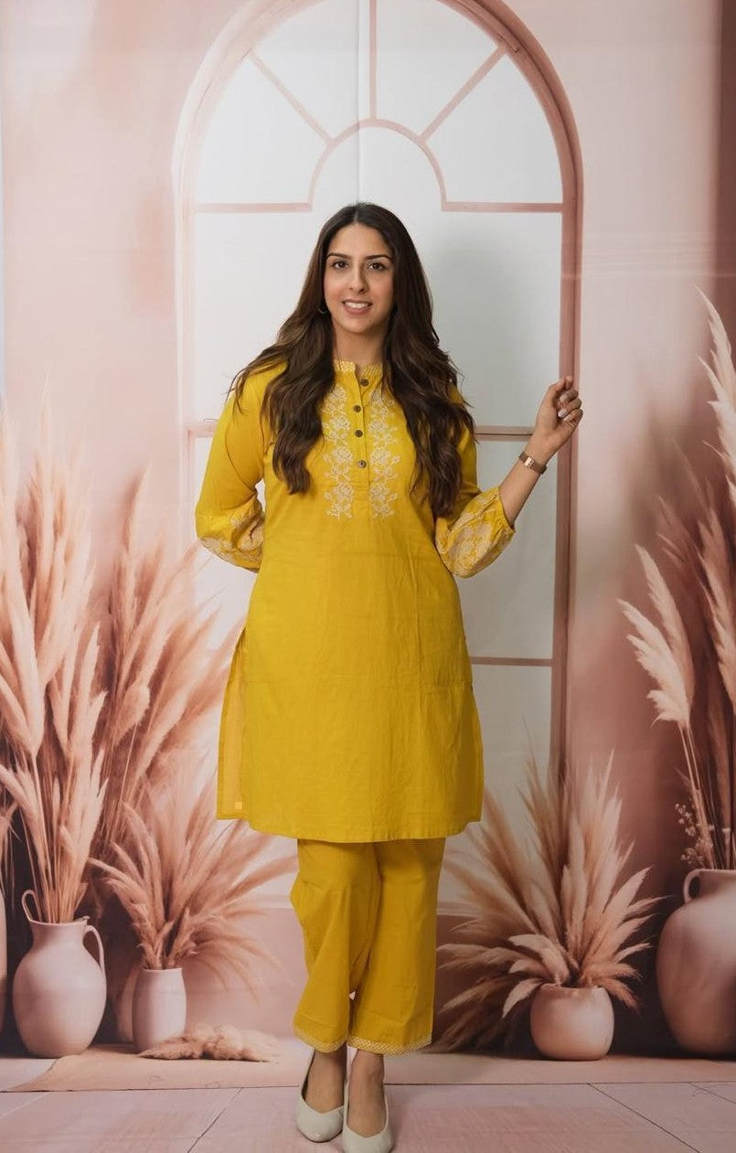 Bagrubazzar New Embroidered Co-ord Set (BBCD02)