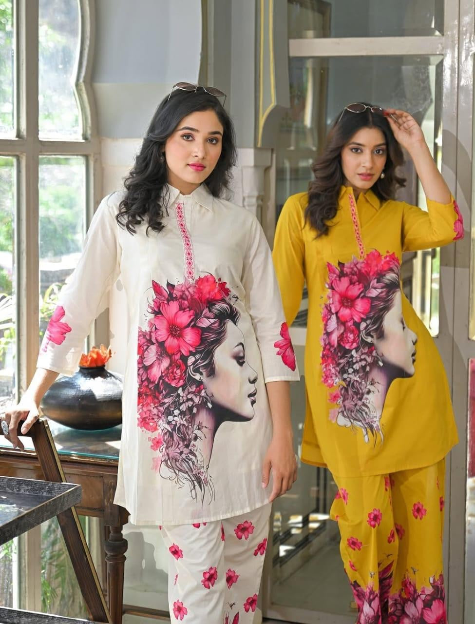 Bagrubazzar Digital Print Co-ord Set (BBCD06)