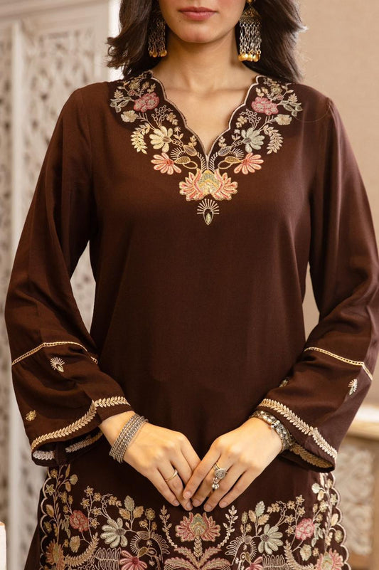 Bagrubazzar New Cotton Embroidered Co-ord Set (BBCD07)