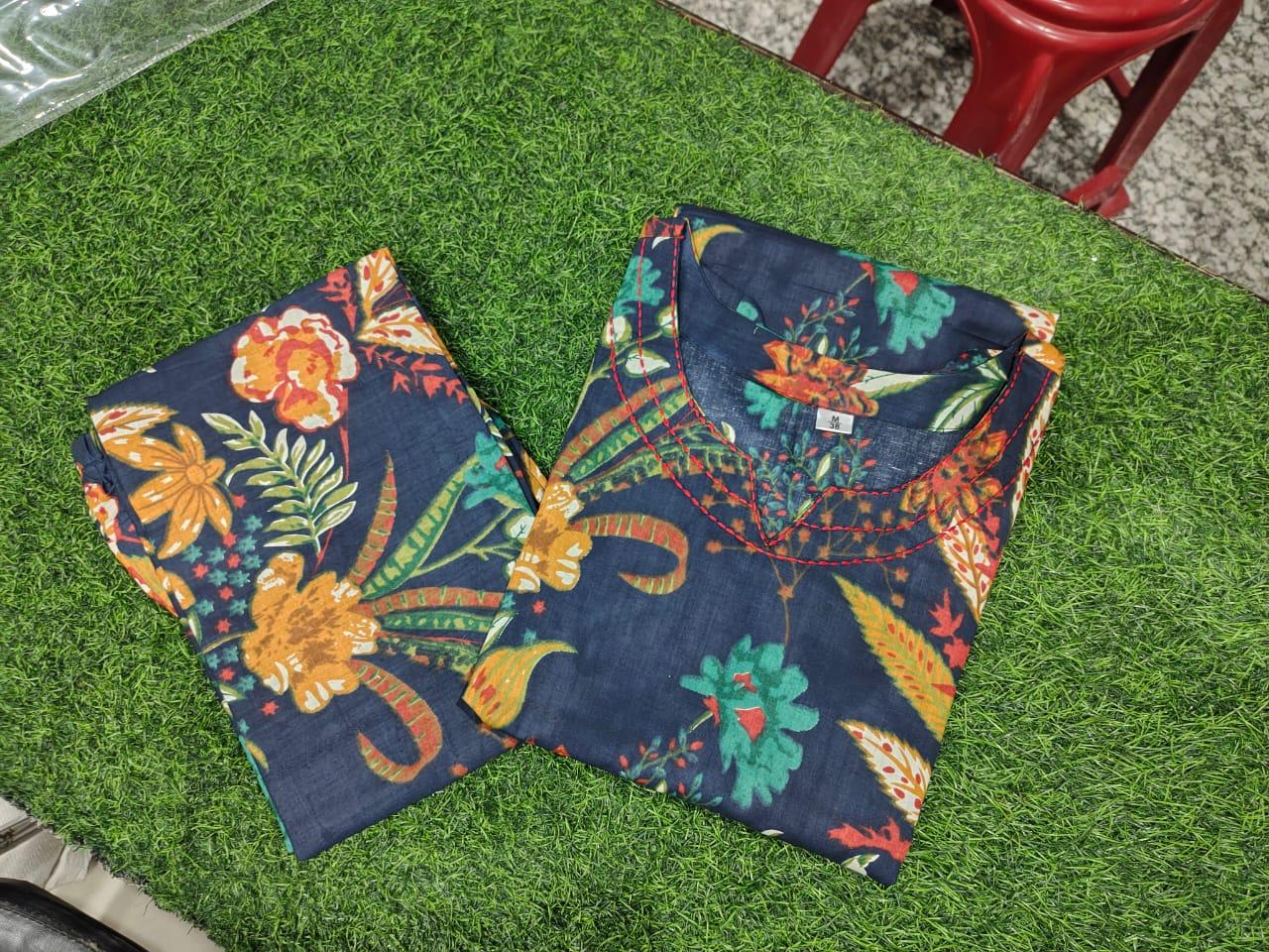 Bagrubazzar new printed kurta set perfect for your wardrobe (BBMB03)