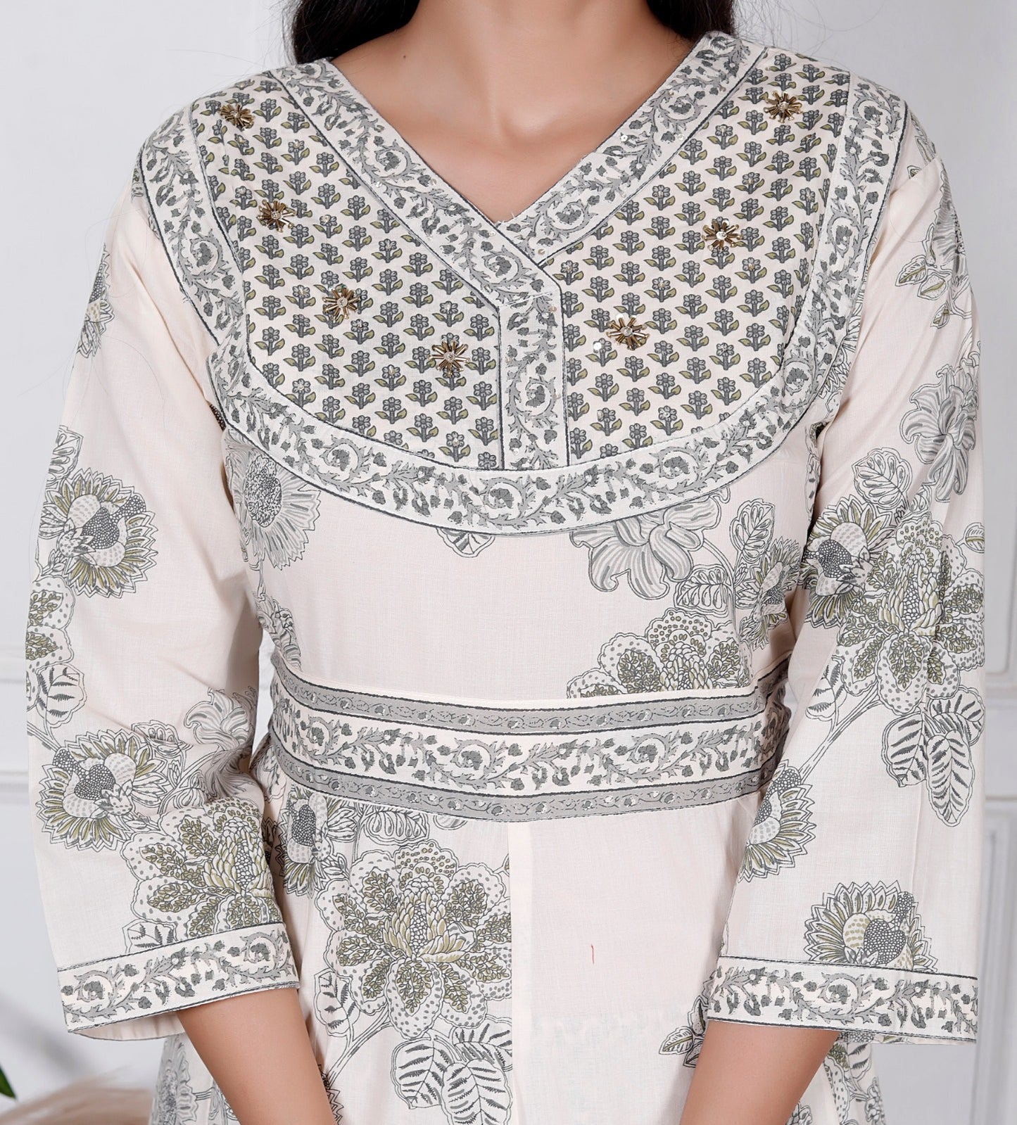 Bagrubazzar Premium Cotton 60x60 Women's Suit Set