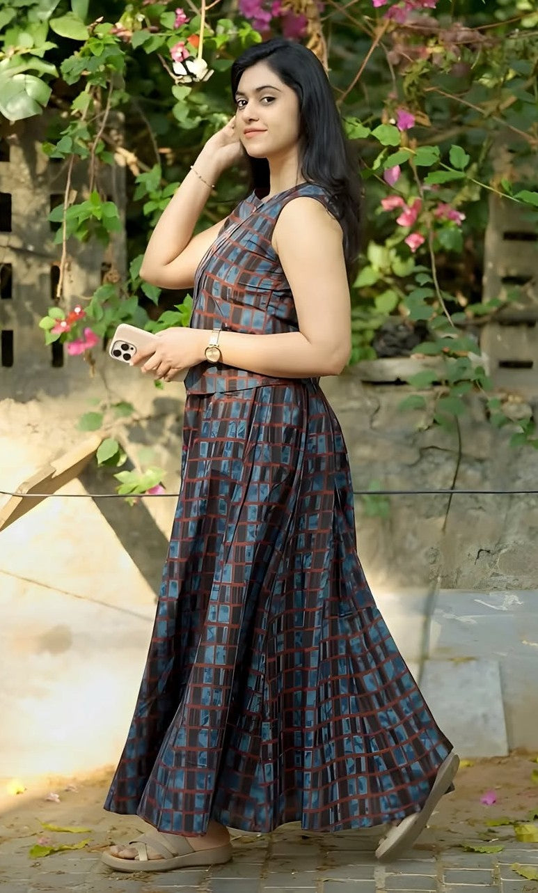 Bagrubazzar Premium Top & Skirt Co-Ord Set for Women