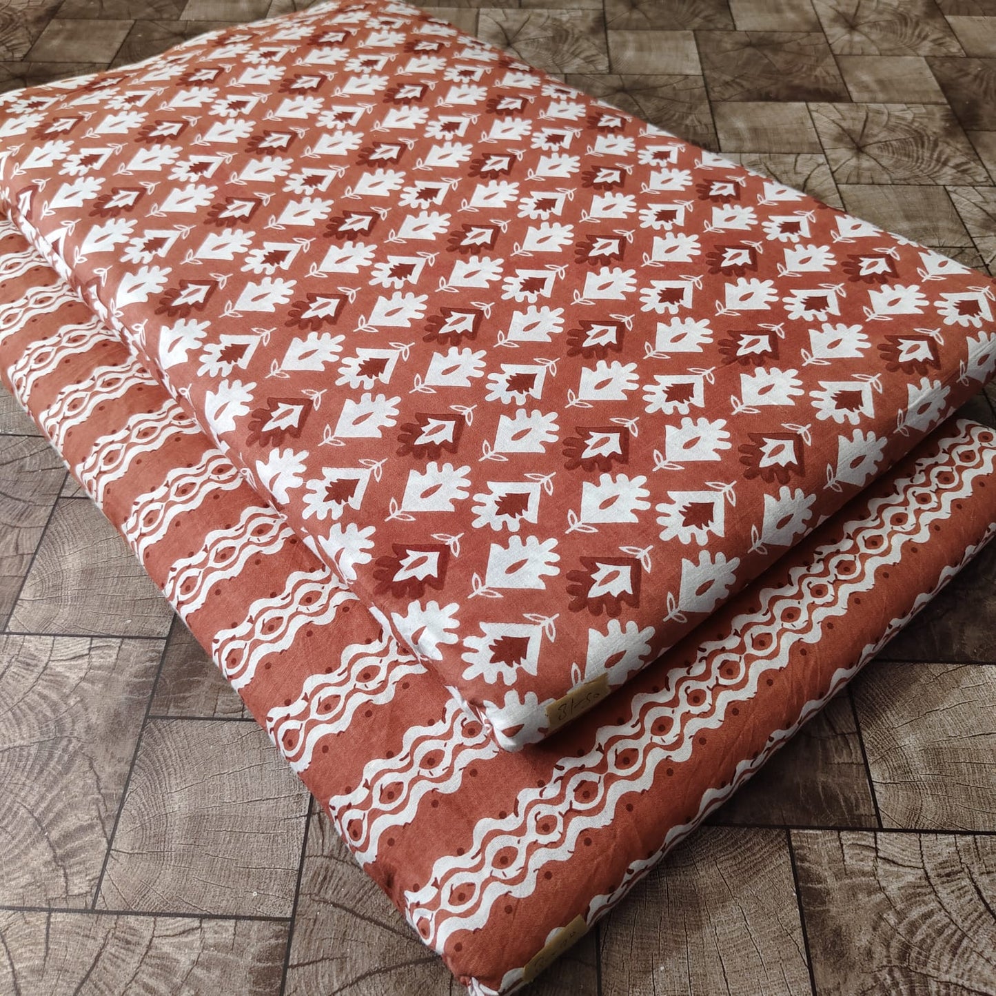 Bagrubazzar Premium Cotton Bagru Print Top Bottom Suit Set