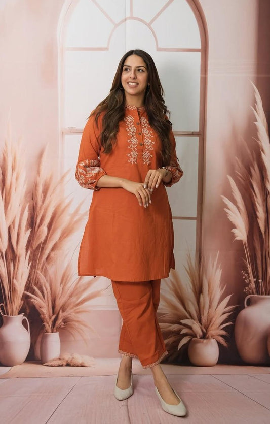 Bagrubazzar New Embroidered Co-ord Set (BBCD01)