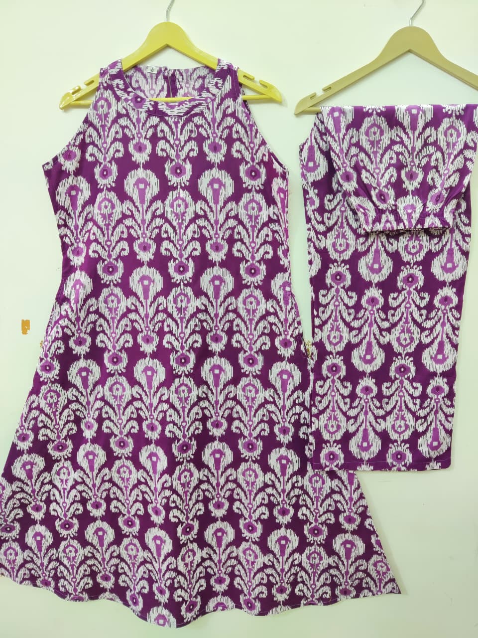 Bagrubazzar Ethnic Printed Kurti Palazzo Set