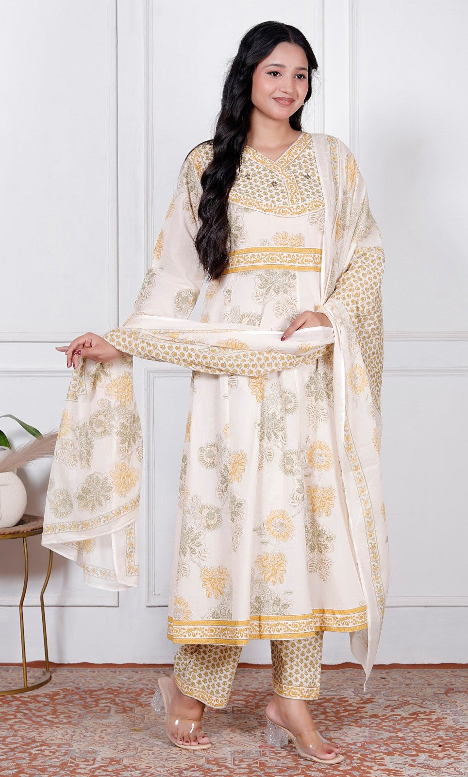 Bagrubazzar Premium Cotton Ethnic Suit Set for Women – 60x60 Soft Cotton Collection