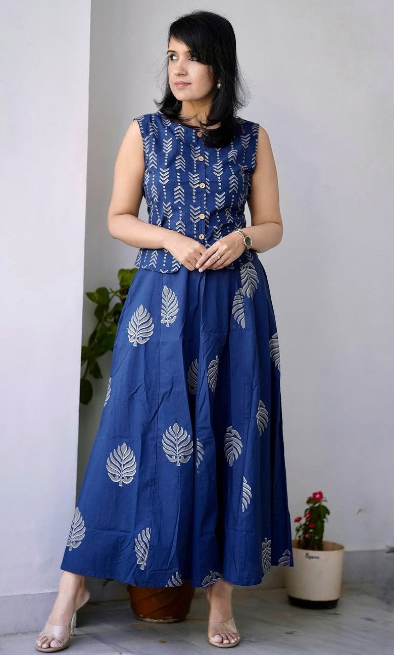 Bagrubazzar Timeless Top & Skirt Co-Ord Set for Women (BBMB06)