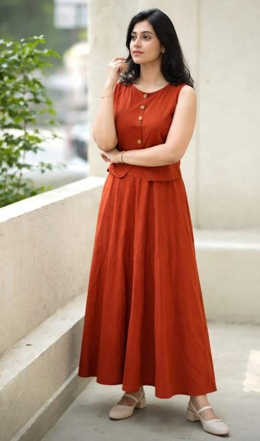 Bagrubazzar Timeless Top & Skirt Co-Ord Set for Women