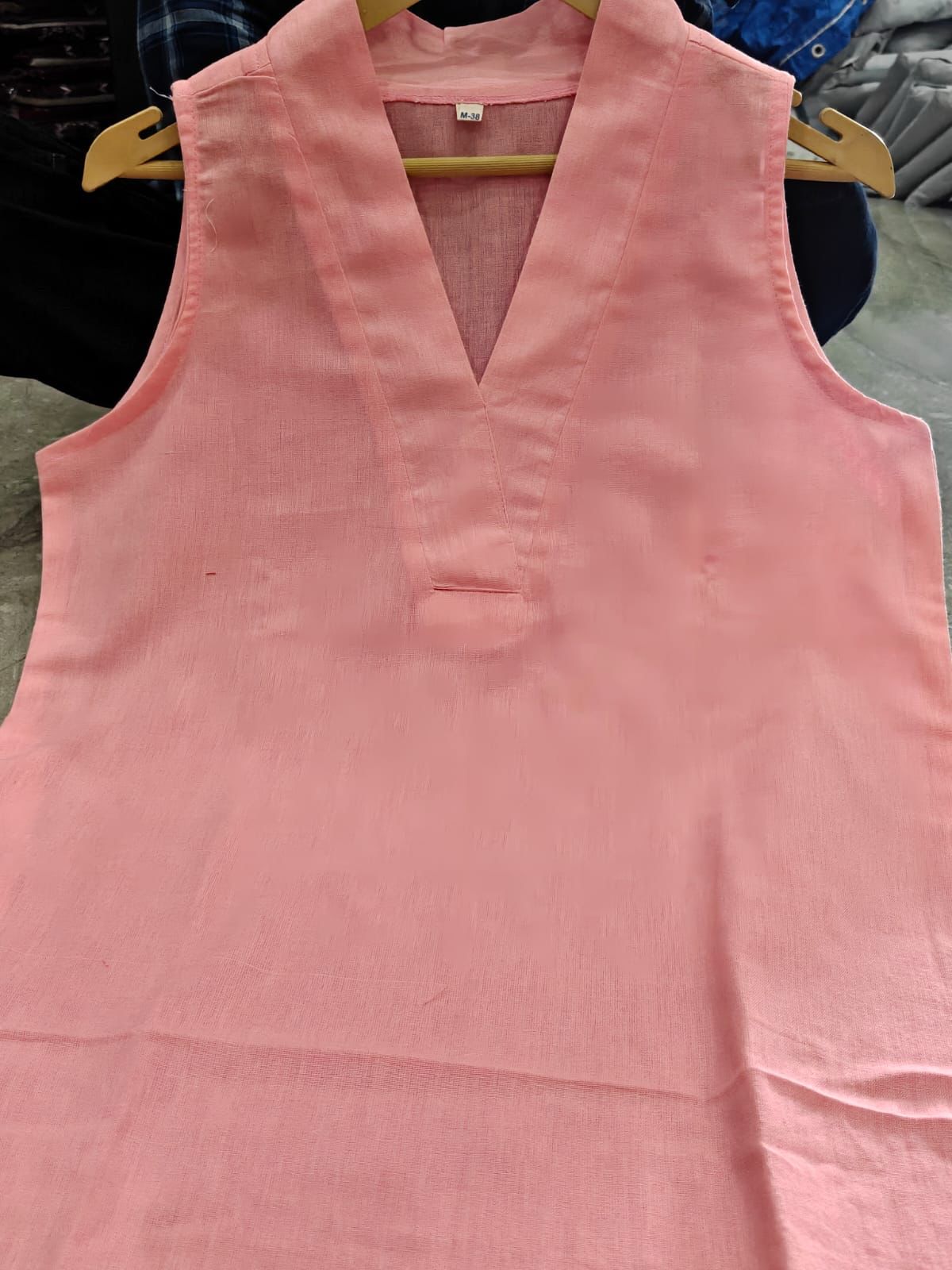 Bagrubazzar Women's Peach Pink Cotton Flex Co-Ord Set