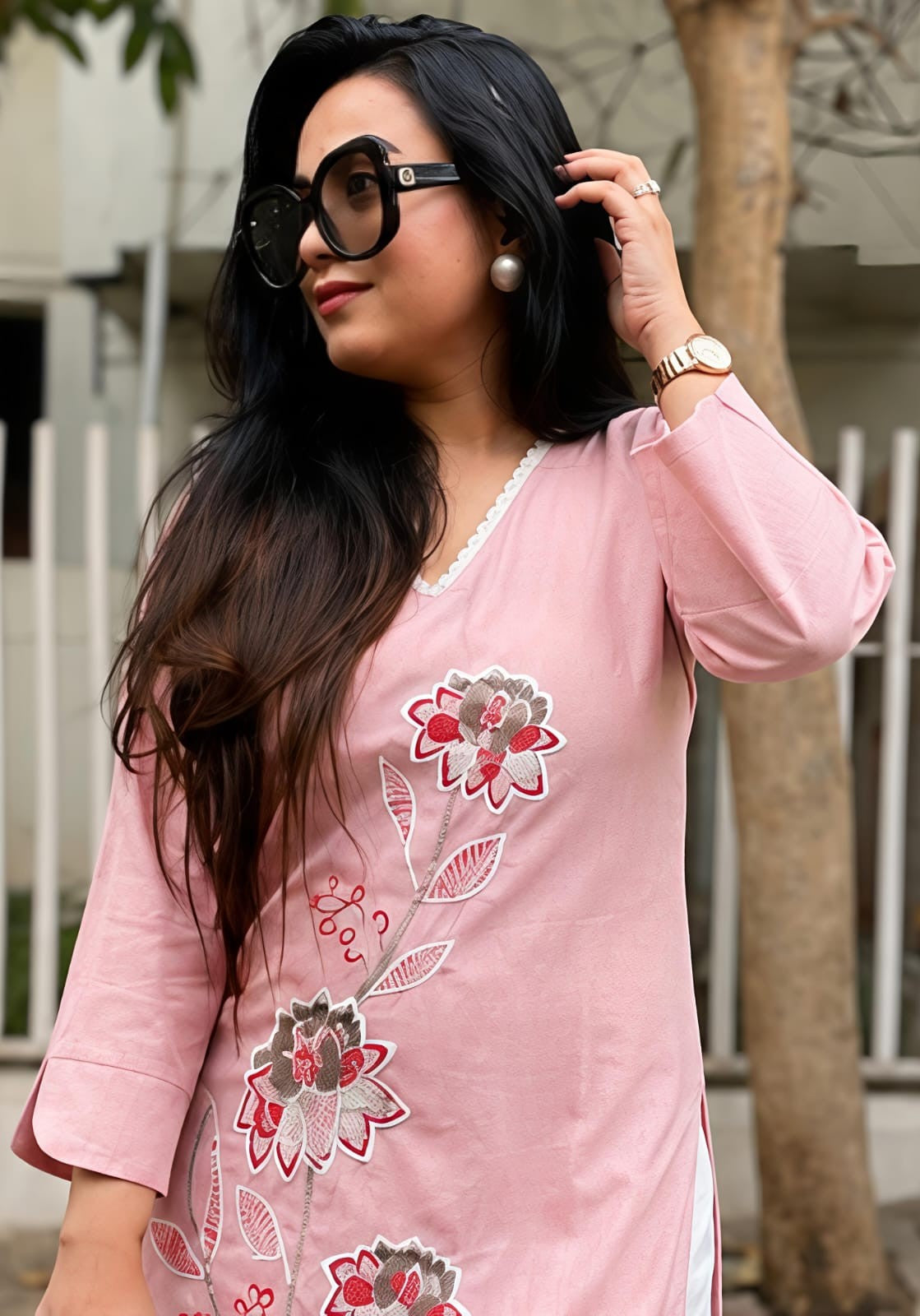 Bagrubazzar Premium Embroidered Co-Ord Set for Women