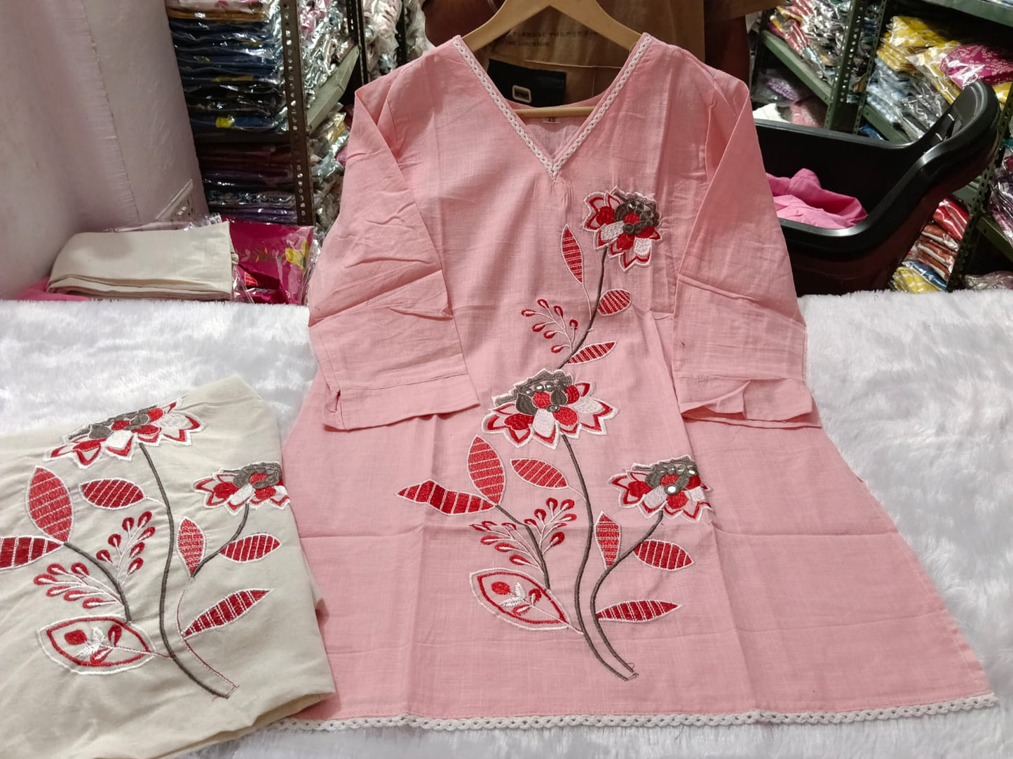 Bagrubazzar Premium Embroidered Co-Ord Set for Women